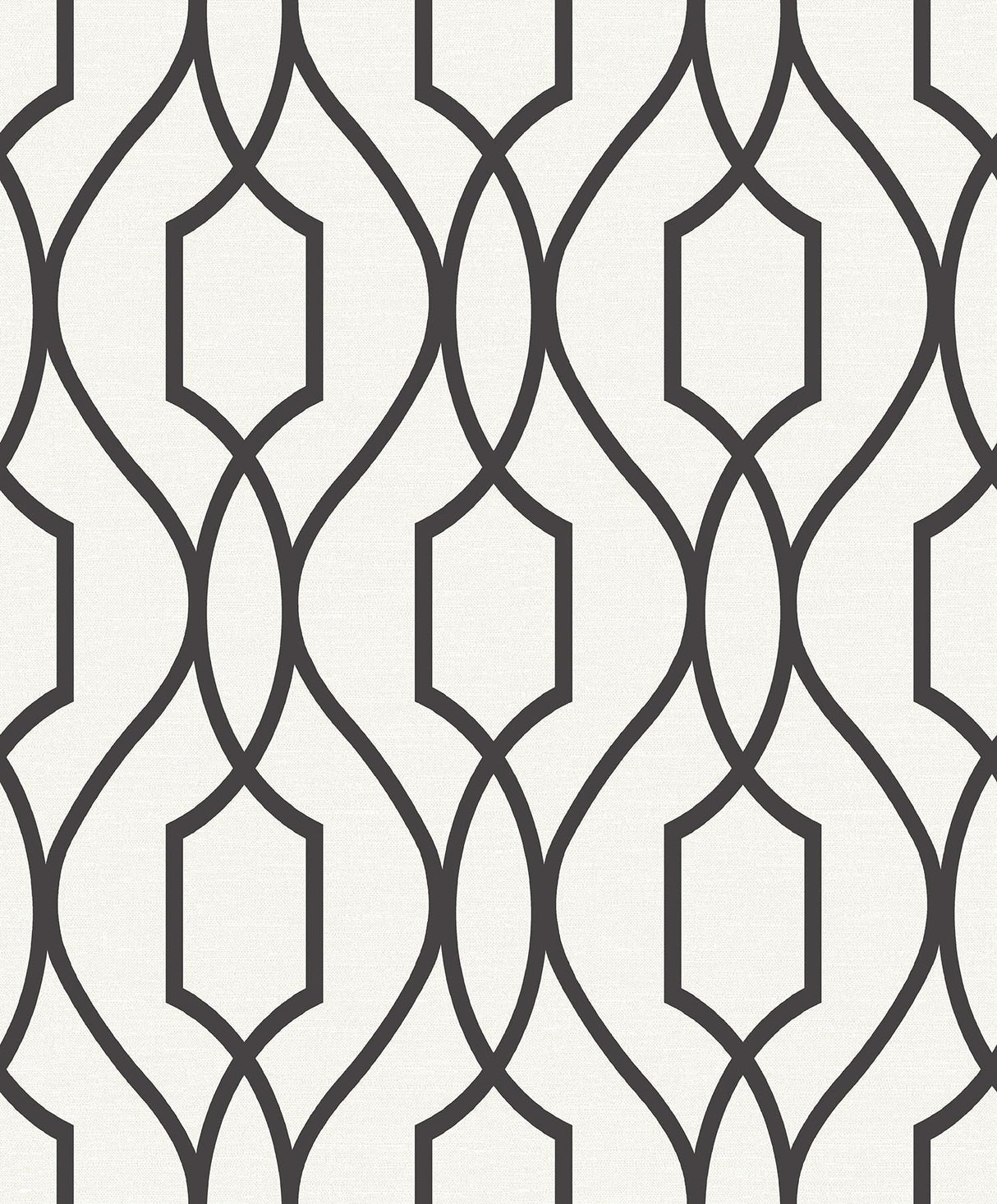 Brewster Home Fashions Evelyn Black Trellis Wallpaper