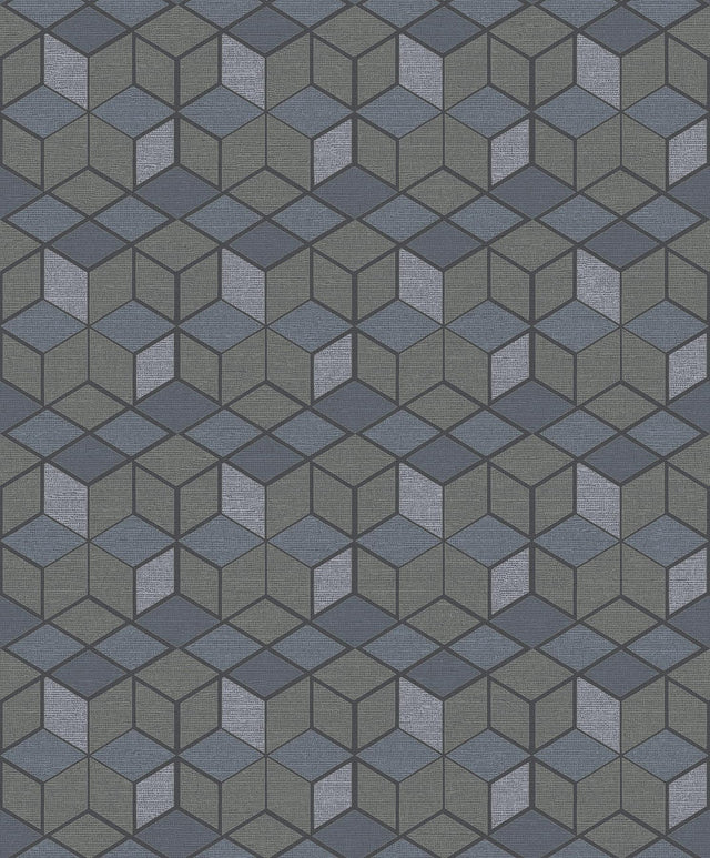 Brewster Home Fashions Joanne Taupe Blox Wallpaper