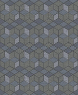 Brewster Home Fashions Joanne Blox Taupe Wallpaper