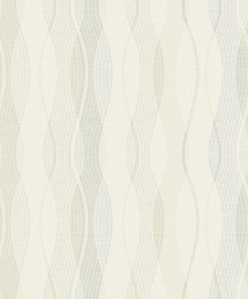 Brewster Home Fashions Jenner Cream Wave Wallpaper