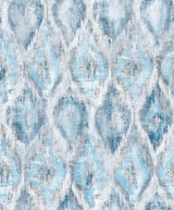 Brewster Home Fashions Gilboa Ikat Blue Wallpaper