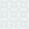 Roommates Overlapping Medallions Peel And Stick Blue Wallpaper