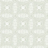 Roommates Overlapping Medallions Peel And Stick Green Wallpaper