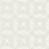 Roommates Overlapping Medallions Peel And Stick Taupe Wallpaper