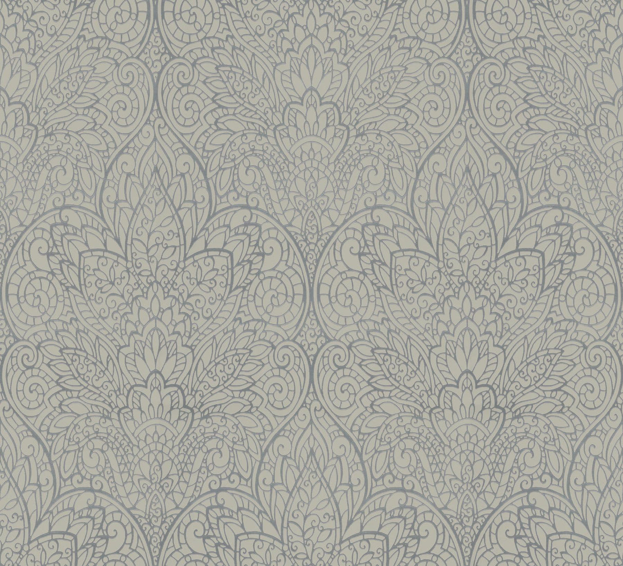 Candice Olson Paradise Dark Taupe/Silver Wallpaper