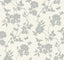 Candice Olson Flutter Vine White/Silver Wallpaper