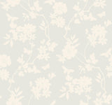 Candice Olson Flutter Vine White Wallpaper