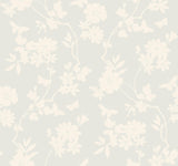 Candice Olson Flutter Vine White Wallpaper