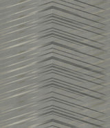 Candice Olson Glistening Chevron Charcoal Wallpaper
