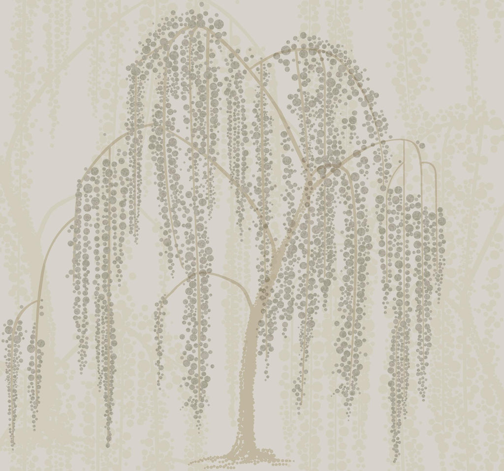 Candice Olson Willow Glow Light Taupe Wallpaper