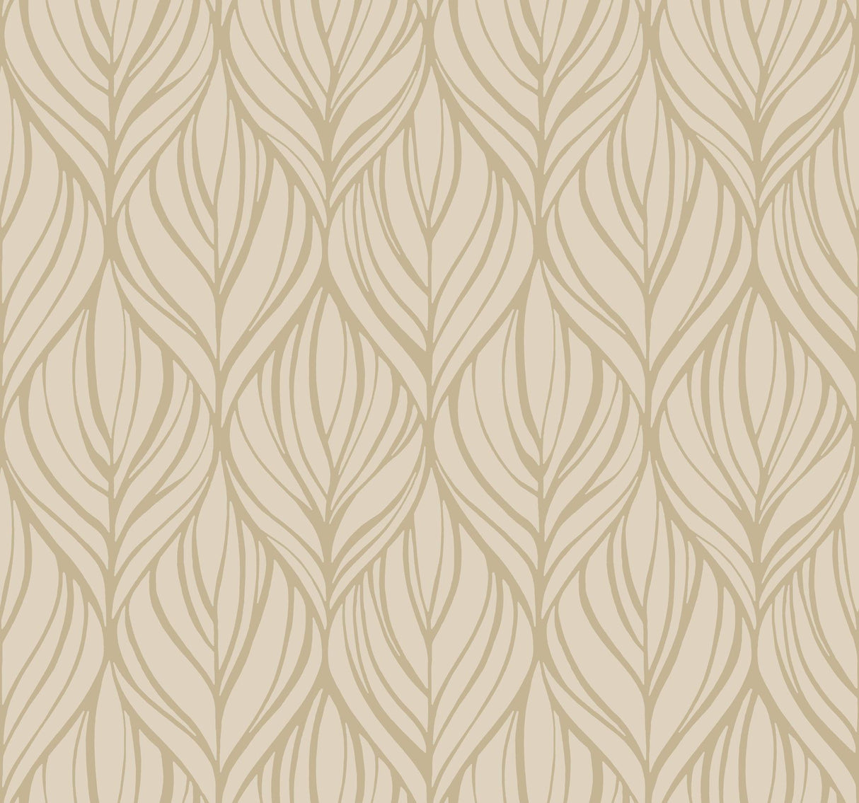 Candice Olson Palma Taupe/Silver Wallpaper
