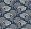 Candice Olson Dancing Leaves Navy Wallpaper