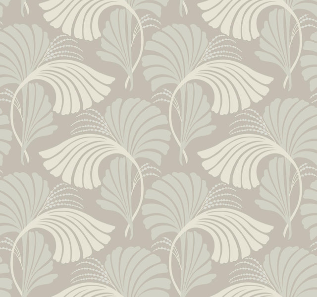 Candice Olson Dancing Leaves Neutrals Wallpaper