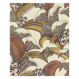 Cole & Son Hoopoe Leaves Crimson Wallpaper