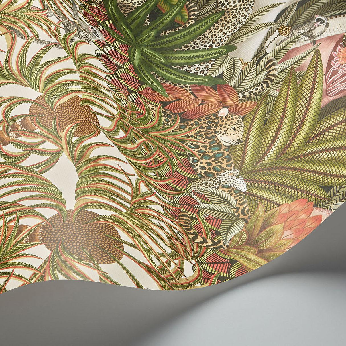 Cole & Son LETABA MARCH SPGRN&GNGR/CRM Wallpaper