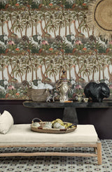 Cole & Son LETABA MARCH SPGRN&GNGR/CRM Wallpaper