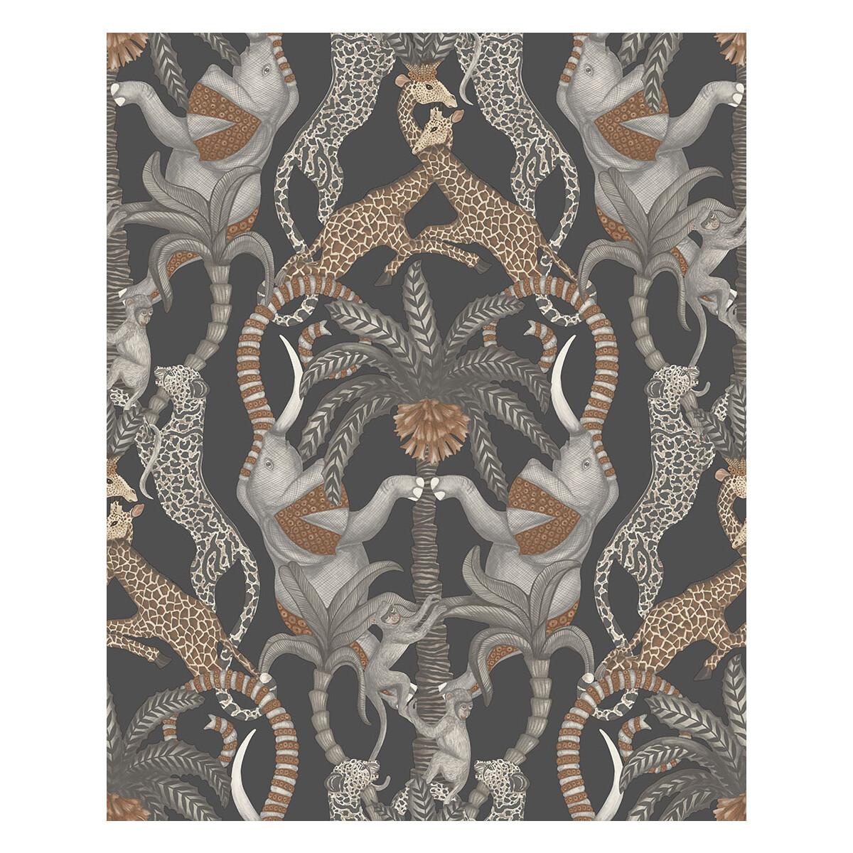 Cole & Son Safari Totem Gngr&Tp/Chrcl Wallpaper