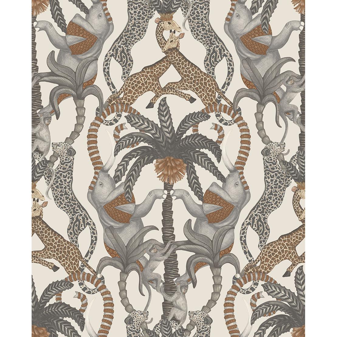 Cole & Son SAFARI TOTEM GNGR&TP/PRCHMNT Wallpaper