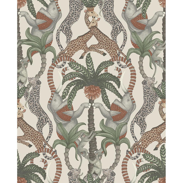 Cole & Son SAFARI TOTEM TRCT&FRSTGRN/STN Wallpaper