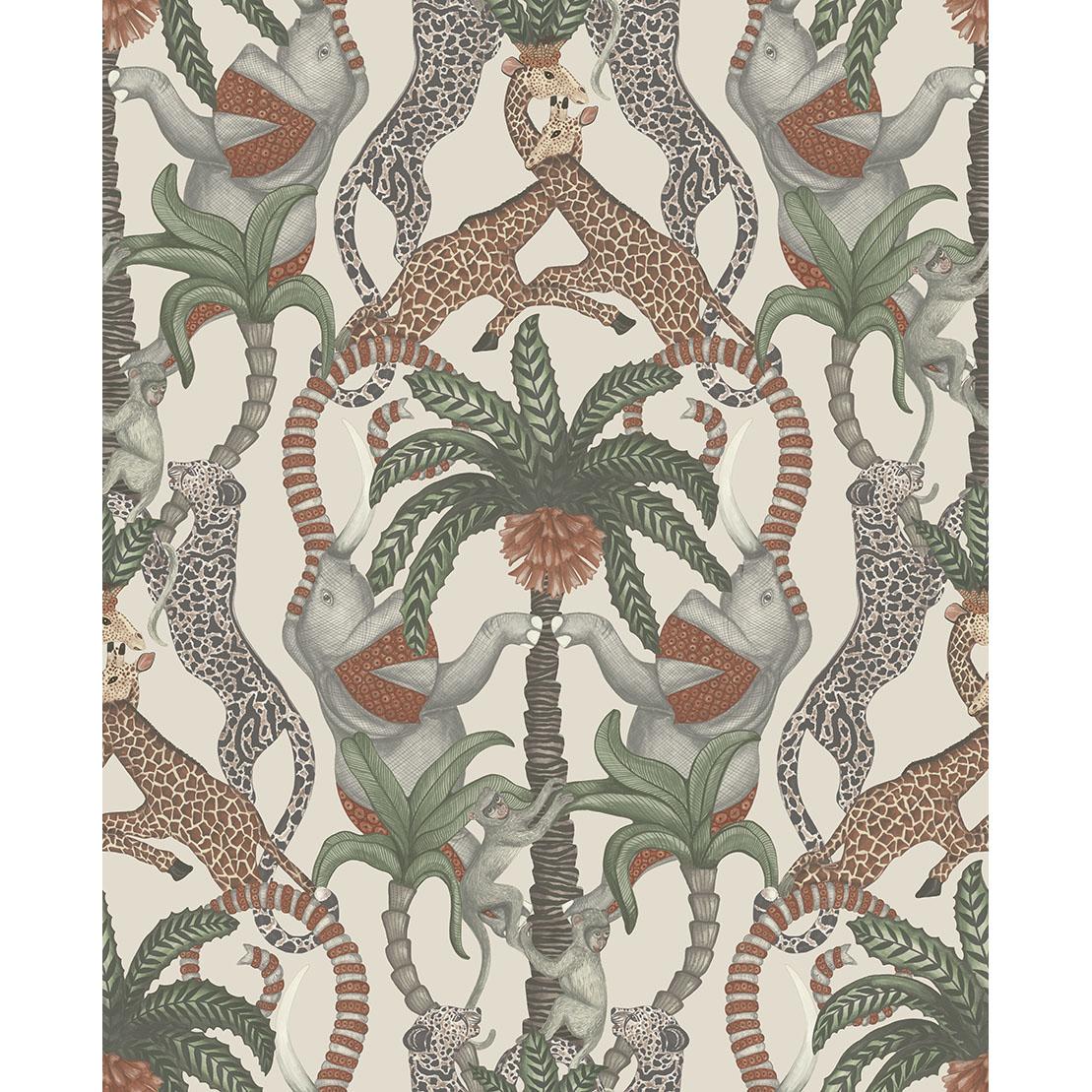 Cole & Son SAFARI TOTEM TRCT&FRSTGRN/STN Wallpaper