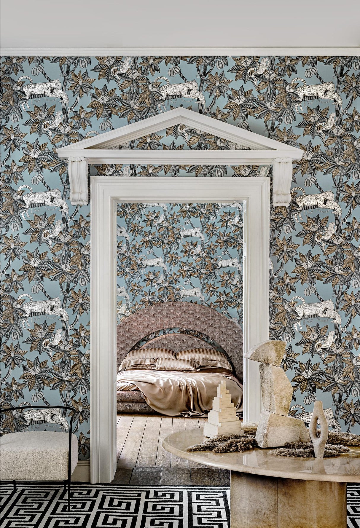 Cole & Son SATARA SLT&WHTMC/PRNTRMBL Wallpaper