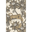 Cole & Son SATARA SOOT&METGLD/LINEN Wallpaper