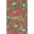 Cole & Son SATARA SOOT&METGLD/ROUGE Wallpaper