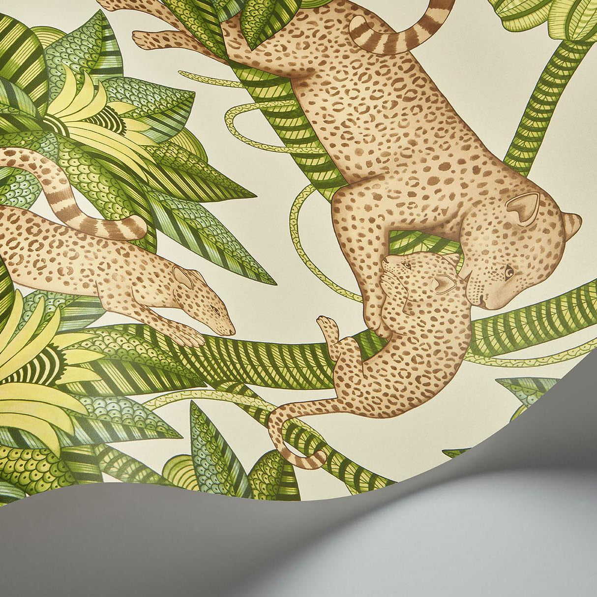 Cole & Son SATARA SPRNGRN&SND/LINEN Wallpaper