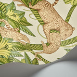 Cole & Son SATARA SPRNGRN&SND/LINEN Wallpaper