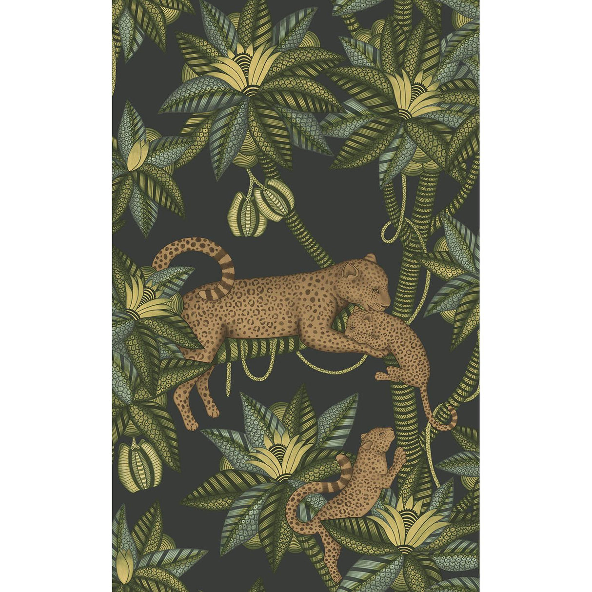 Cole & Son SATARA SPRGRN&MTBRNZ/CHRCL Wallpaper