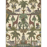Cole & Son Afrika Kingdom Olgreen & Spgreen/Cream Wallpaper