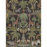Cole & Son AFRIKA KINGDOM OLVGRN&SPGRN/BCK Wallpaper