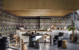 Cole & Son AFRIKA KINGDOM OLVGRN&SPGRN/BCK Wallpaper