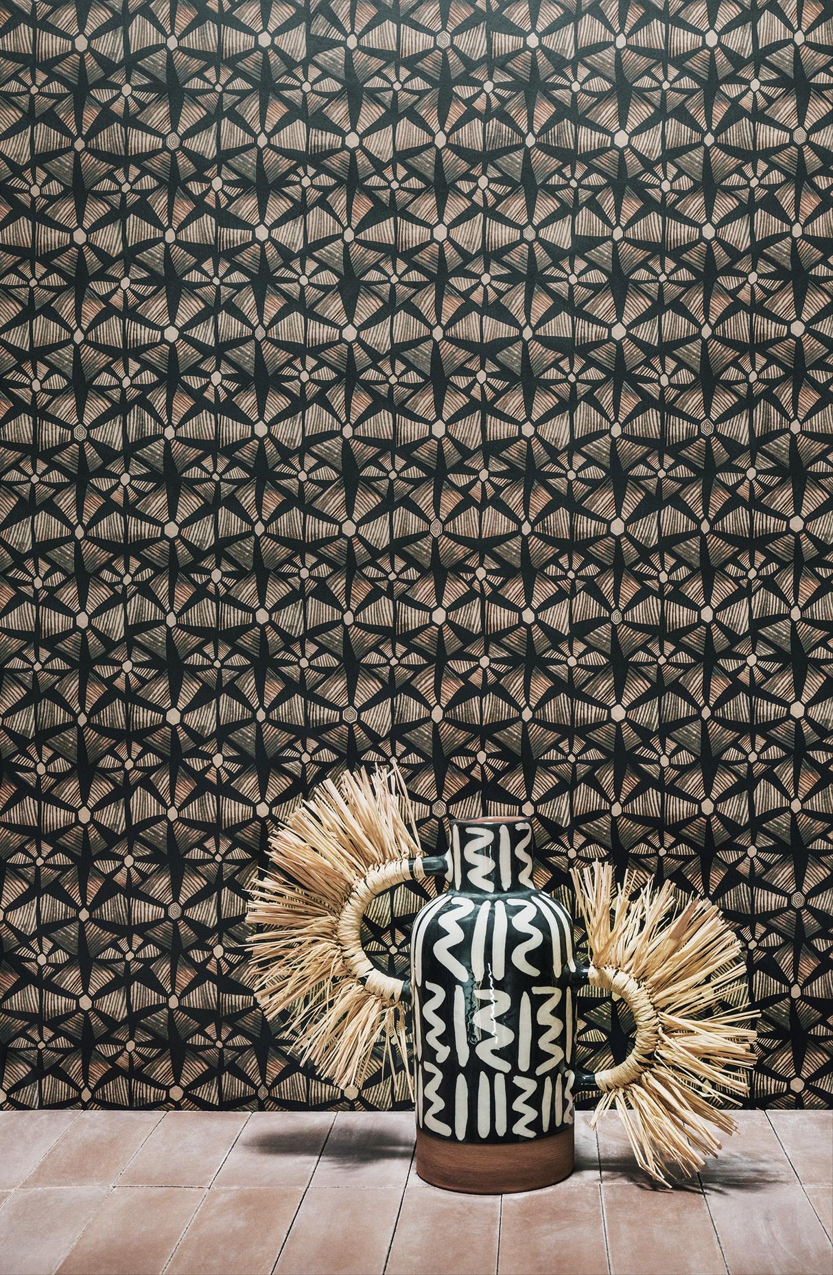Cole & Son KALAHARI SPICE & BLACK Wallpaper