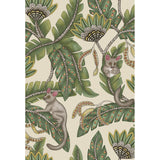 Cole & Son Bush Baby Sge&Chrt/Prchmnt Wallpaper