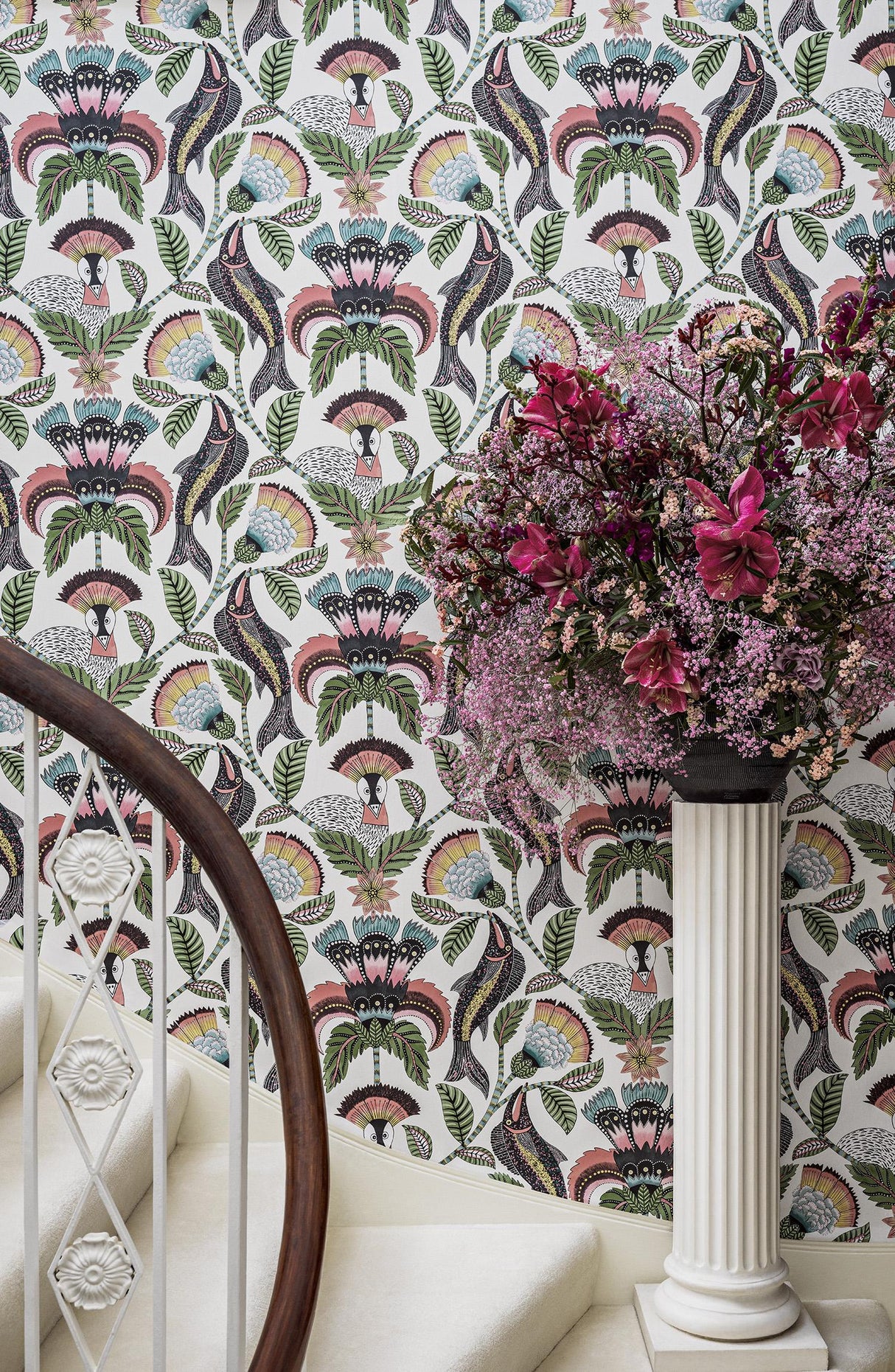 Cole & Son NENE CORAL PARCHMENT Wallpaper