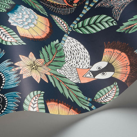 Cole & Son NENE TANGERINE INK Wallpaper