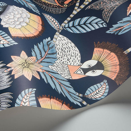 Cole & Son NENE TERRACOTTA MIDNIGHT Wallpaper