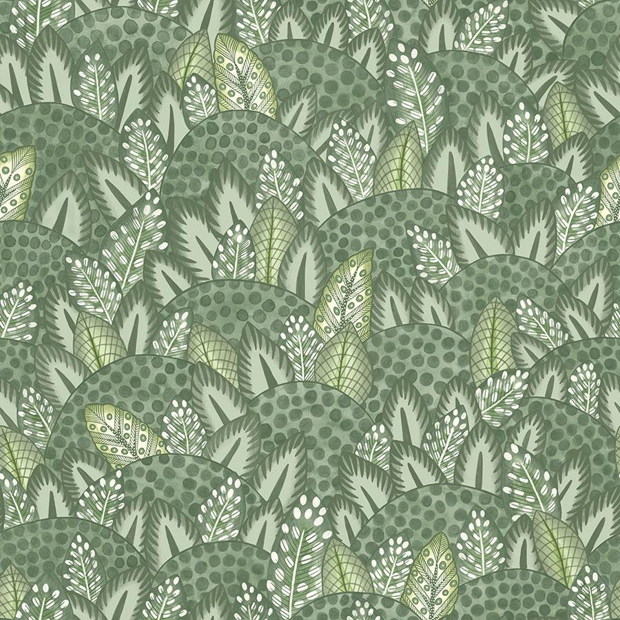Cole & Son Zulu Terrain Frstgrn&Olvgrn Wallpaper
