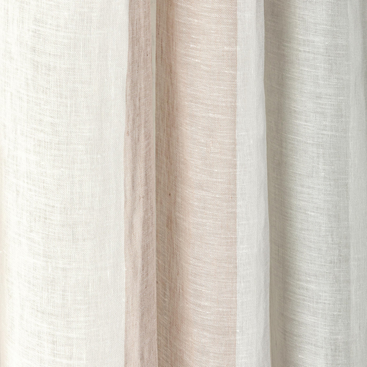 Lee Jofa DEL MAR SHEER BUFF/STONE Drapery Fabric