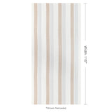 Lee Jofa DEL MAR SHEER BUFF/STONE Drapery Fabric