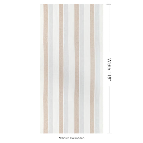 Lee Jofa DEL MAR SHEER BUFF/STONE Drapery Fabric