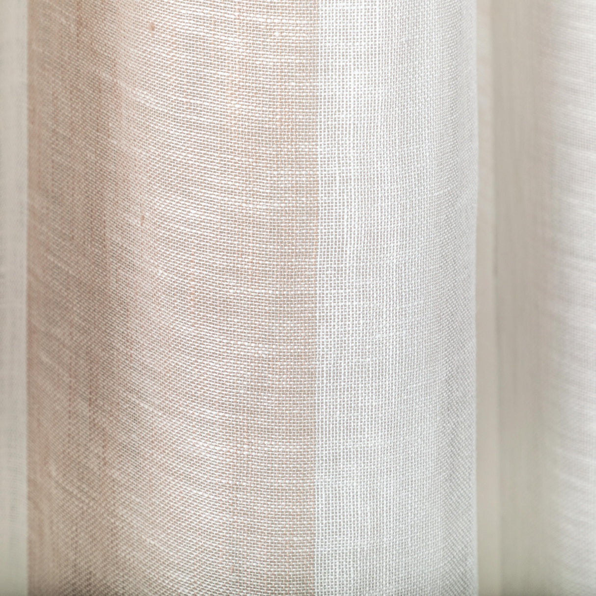 Lee Jofa DEL MAR SHEER BUFF/STONE Drapery Fabric