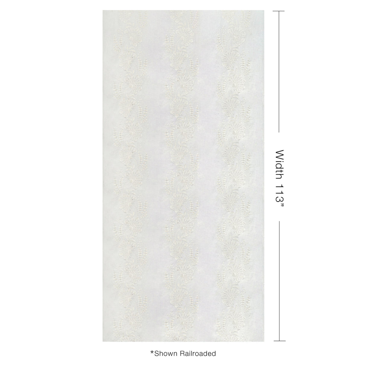 Lee Jofa VALENCIA SHEER IVORY Drapery Fabric