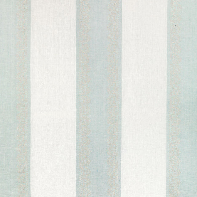 Lee Jofa BANNER SHEER AQUA Drapery Fabric