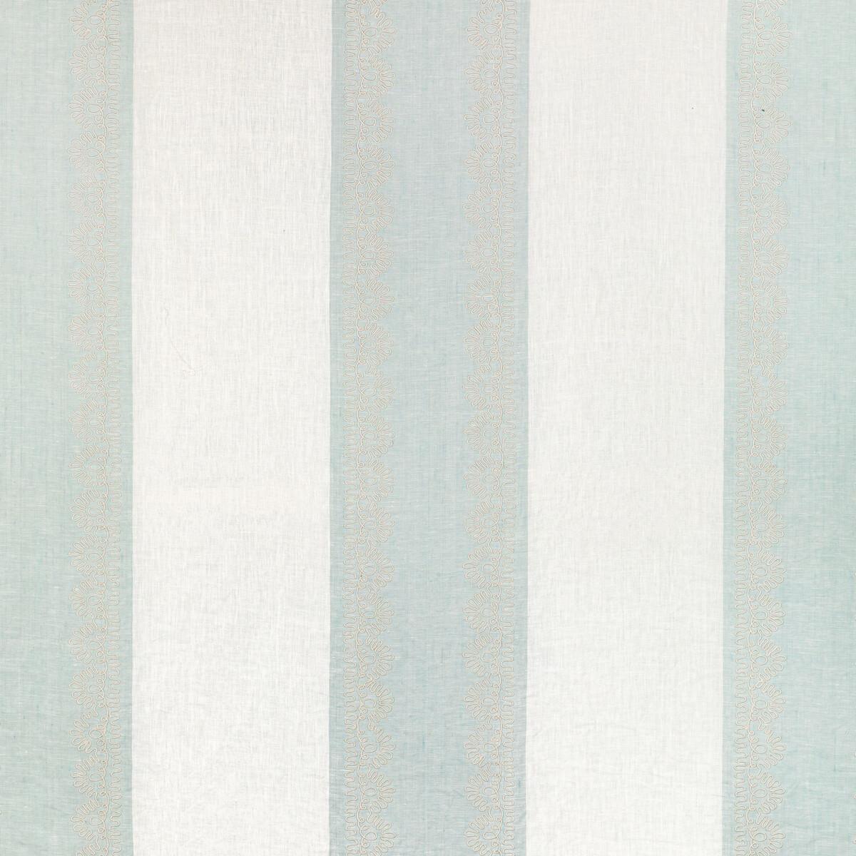 Lee Jofa Banner Sheer Aqua Fabric