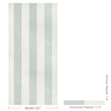 Lee Jofa BANNER SHEER AQUA Drapery Fabric