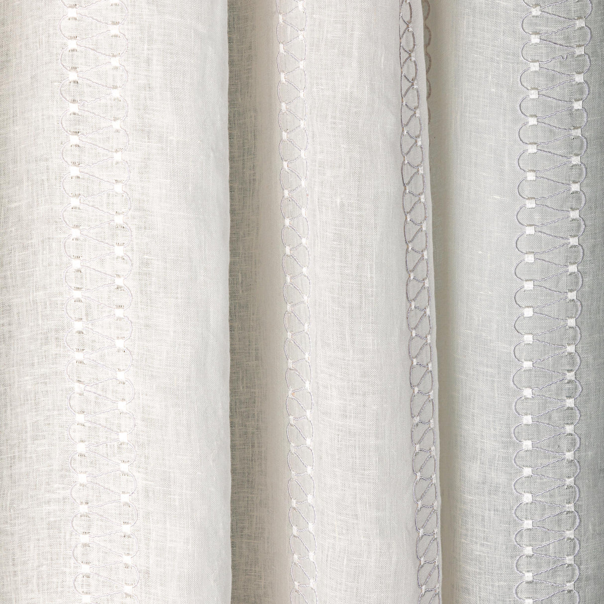 Lee Jofa ALSTON SHEER IVORY Drapery Fabric