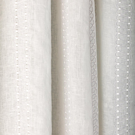 Lee Jofa ALSTON SHEER IVORY Drapery Fabric