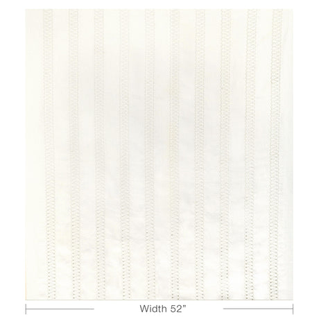 Lee Jofa ALSTON SHEER IVORY Drapery Fabric
